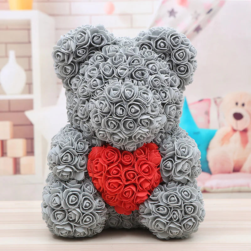 Handmade Rose Bear