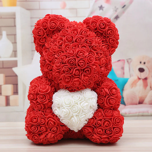 Handmade Rose Bear