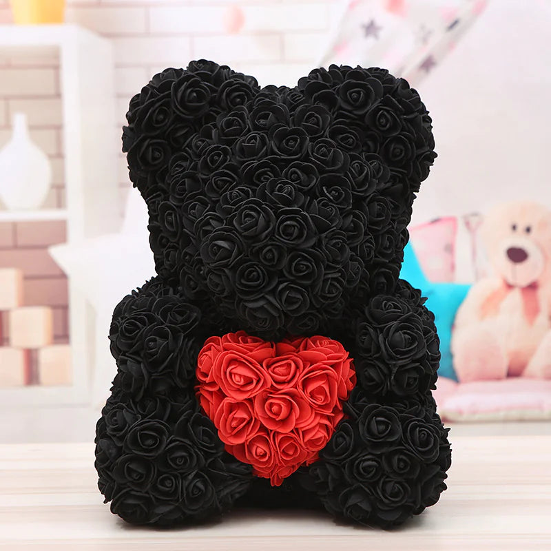 Handmade Rose Bear